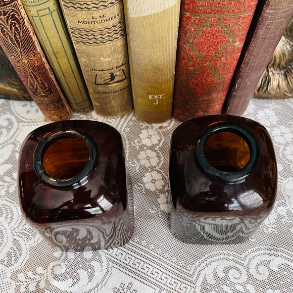 2 Antique 150-year-old amber snuff bottles - Picture 3 of 6